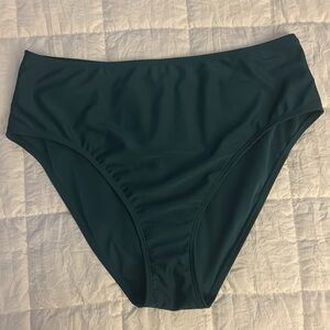 🔆🔆🔆 Shade & Shore Teal High-Waisted Bikini Bottom